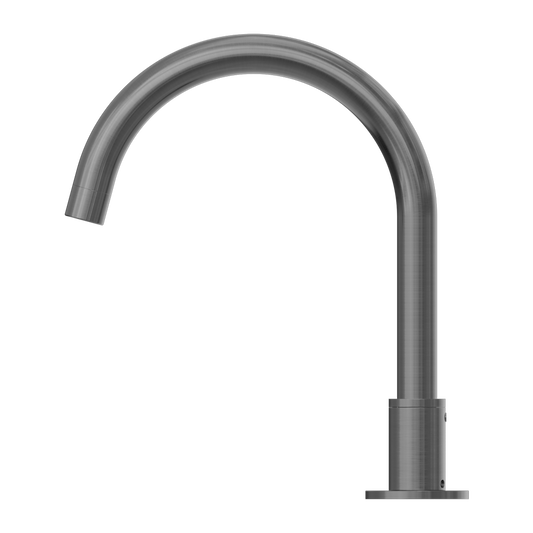 KARA HOB MOUNT BATH SPOUT ONLY G1/2 FEMALE INLET GUN METAL
