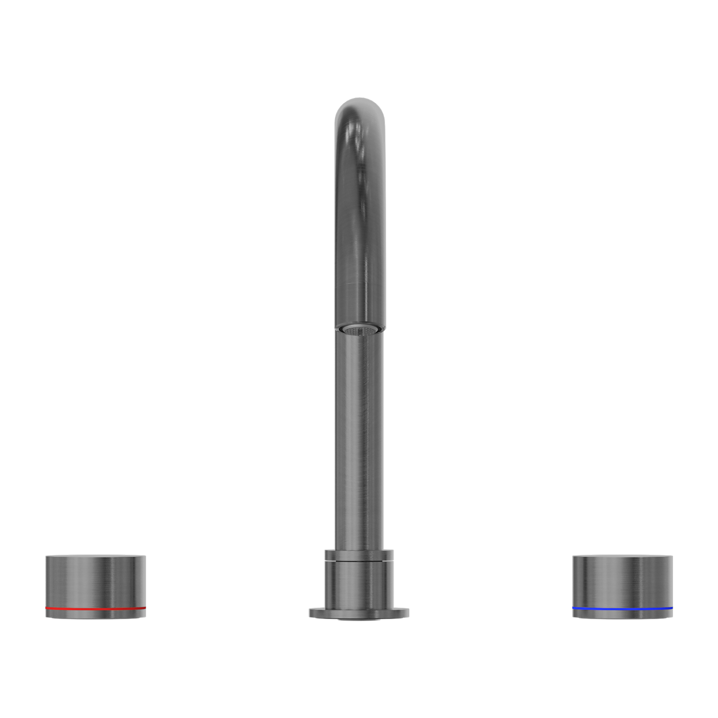 KARA BATH SET GUN METAL GREY