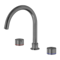 Nero Kara Bath Set Gun Metal Grey