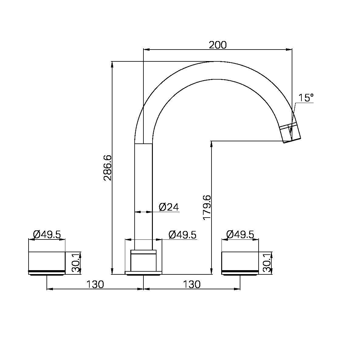 KARA KITCHEN SET BRUSHED BRONZE