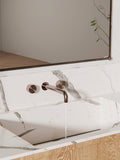 KARA WALL BASIN SET 180/217MM BRUSHED BRONZE