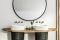 KARA WALL BASIN SET 180/217MM GUN METAL