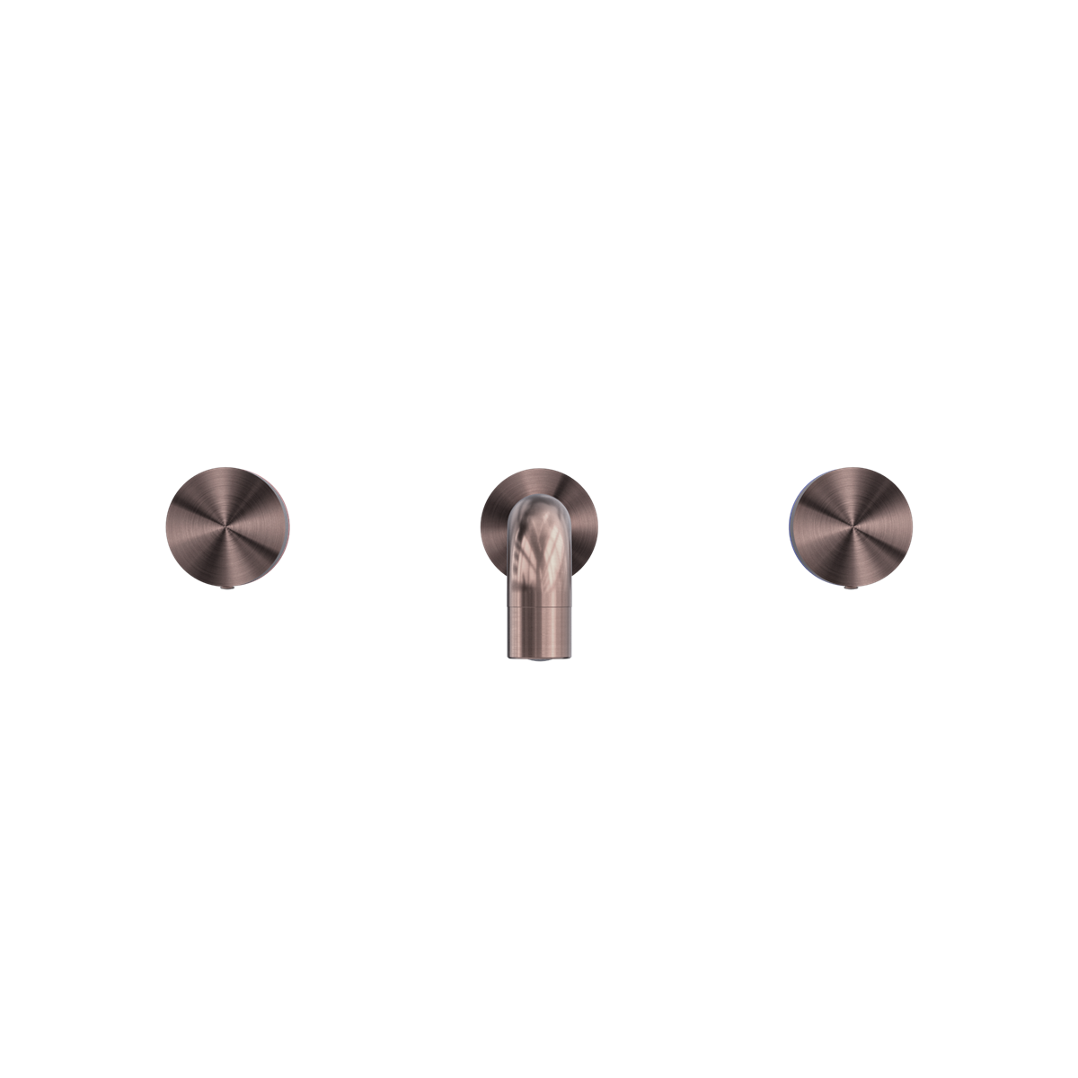 KARA WALL BASIN SET 180/217MM BRUSHED BRONZE