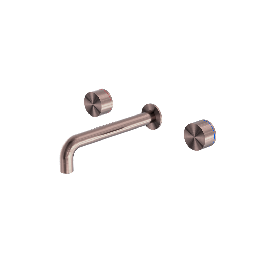 KARA WALL BASIN SET 180/217MM BRUSHED BRONZE
