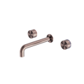 KARA WALL BASIN SET 180/217MM BRUSHED BRONZE