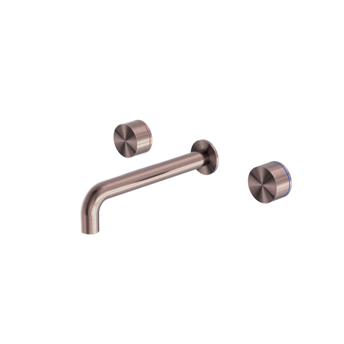 KARA WALL BASIN SET 180/217MM BRUSHED BRONZE