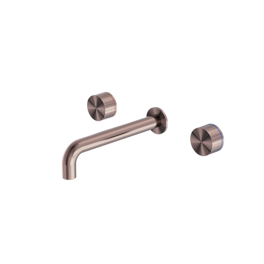 KARA WALL BASIN SET 180/217MM BRUSHED BRONZE