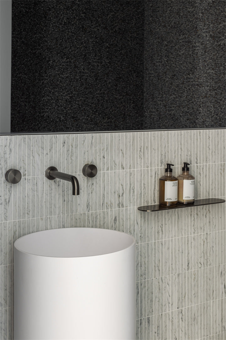 KARA WALL BASIN SET 180/217MM GUN METAL