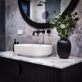 KARA WALL BASIN SET 180/217MM MATTE BLACK