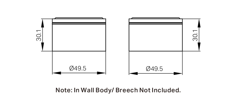 KARA WALL TOP ASSEMBLIES BRUSHED NICKEL