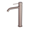 MECCA TALL BASIN MIXER BRUSHED BRONZE