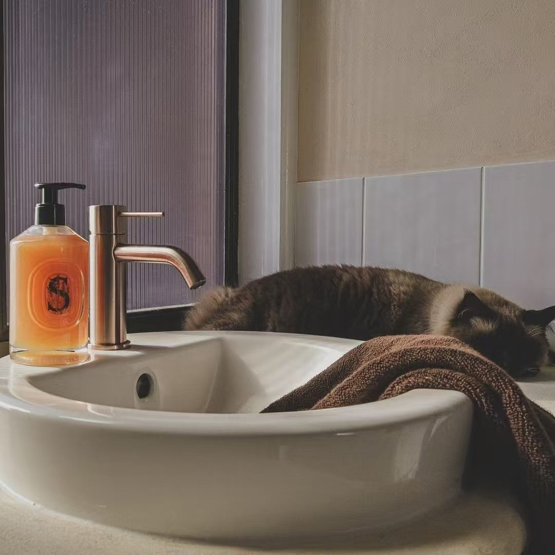 MECCA BASIN MIXER BRUSHED BRONZE