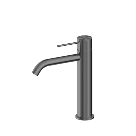 MECCA MID TALL BASIN MIXER GUN METAL