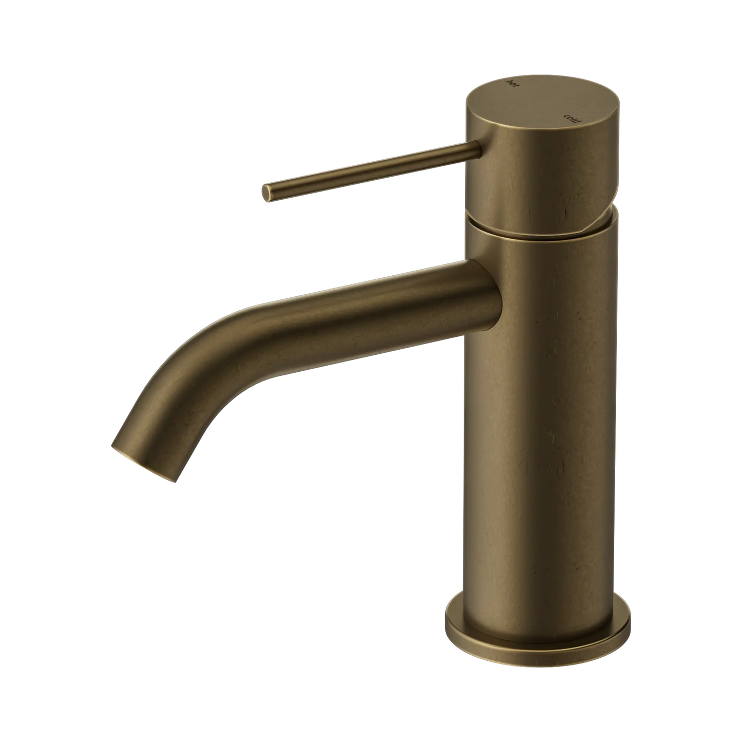 Mecca Basin Mixer Tumbled Antique Brass