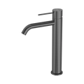 MECCA TALL BASIN MIXER GUN METAL