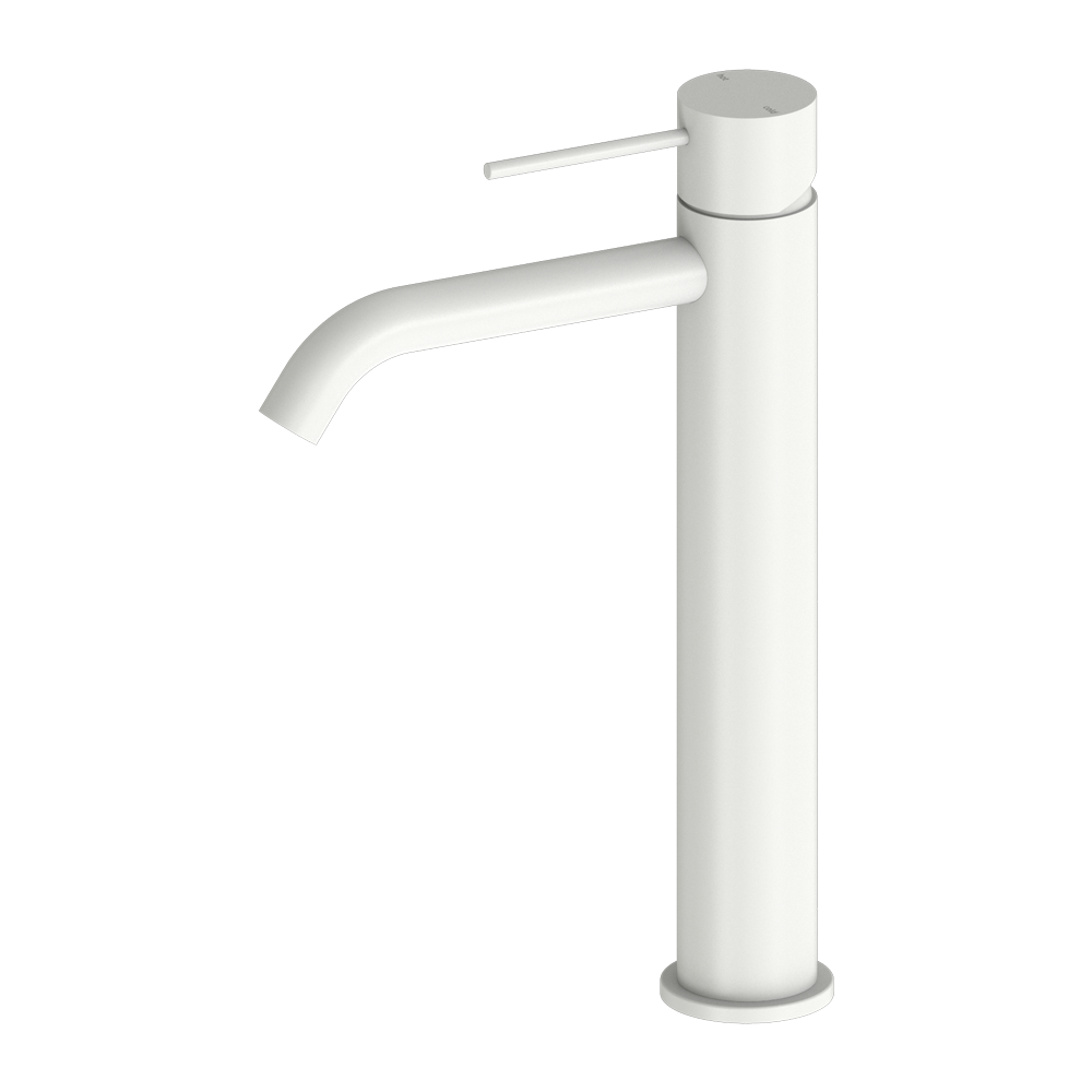 MECCA TALL BASIN MIXER MATTE WHITE
