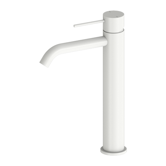 MECCA TALL BASIN MIXER MATTE WHITE