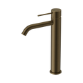 Mecca Tall Basin Mixer Tumbled Antique Brass