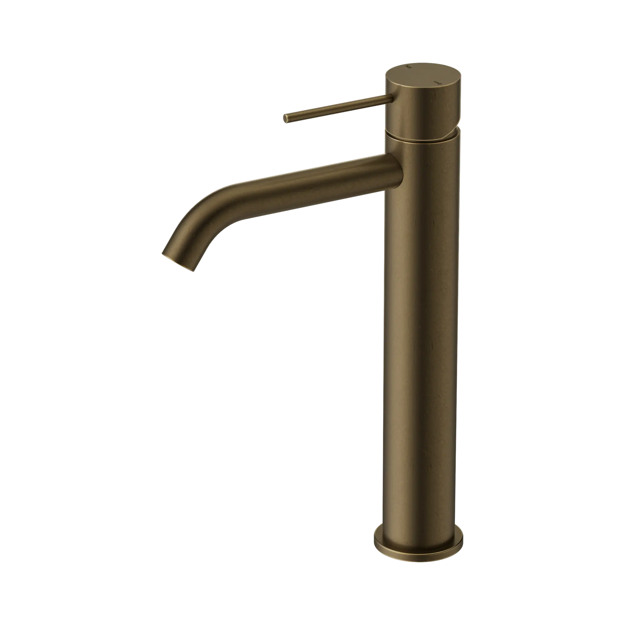 Mecca Tall Basin Mixer Tumbled Antique Brass