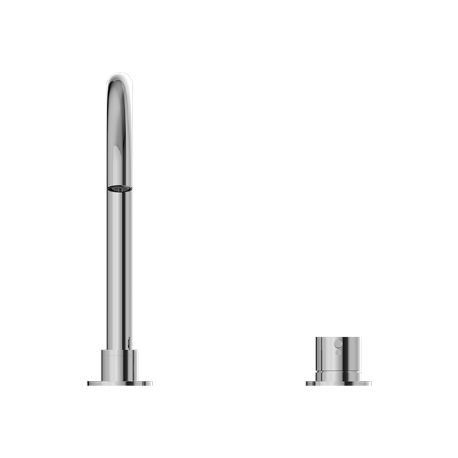 MECCA HOB BASIN MIXER ROUND SWIVEL SPOUT CHROME