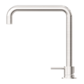 MECCA HOB BASIN MIXER SQUARE SWIVEL SPOUT BRUSHED NICKEL