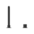 MECCA HOB BASIN MIXER SQUARE SWIVEL SPOUT MATTE BLACK