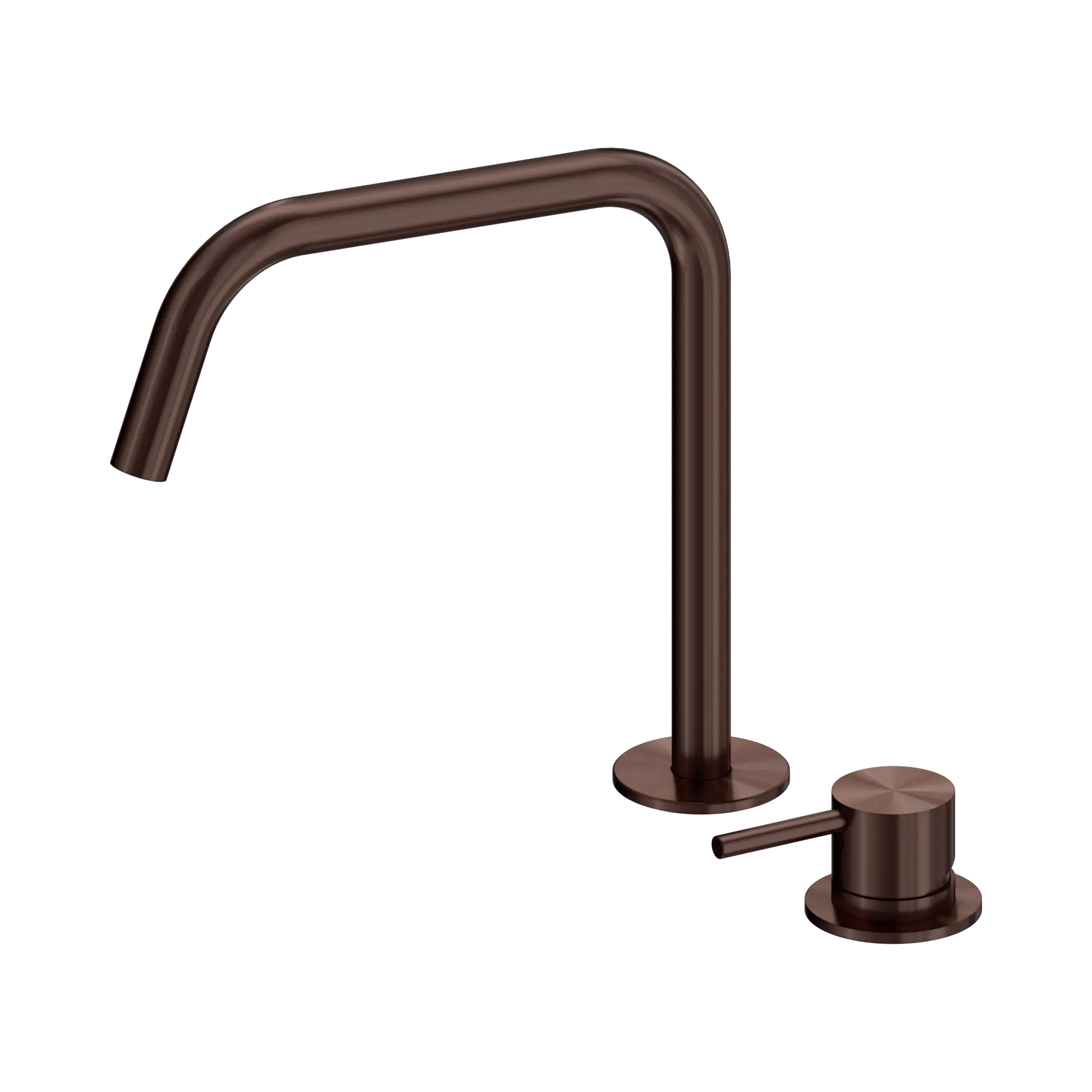 Mecca Hob Bath/Kitchen Mixer Set Edge Spout II Rome Bronze
