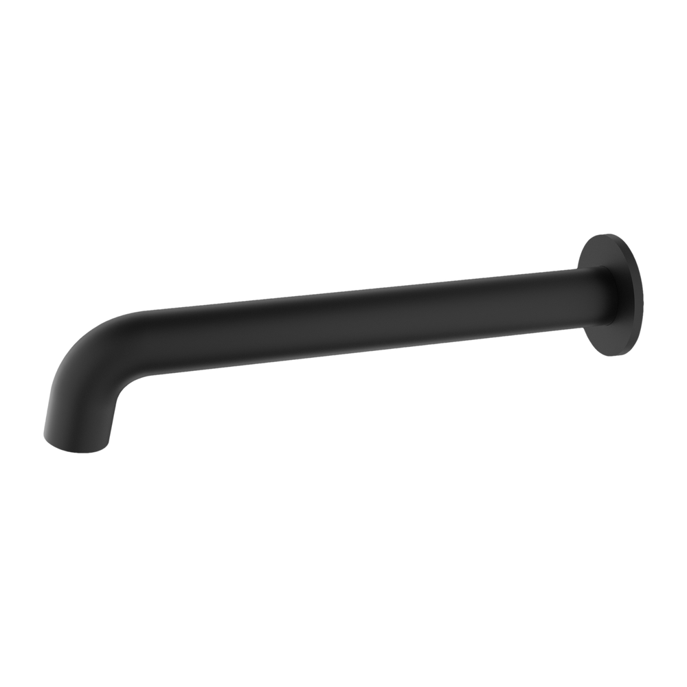 MECCA BASIN/BATH SPOUT ONLY 160/250MM MATTE BLACK
