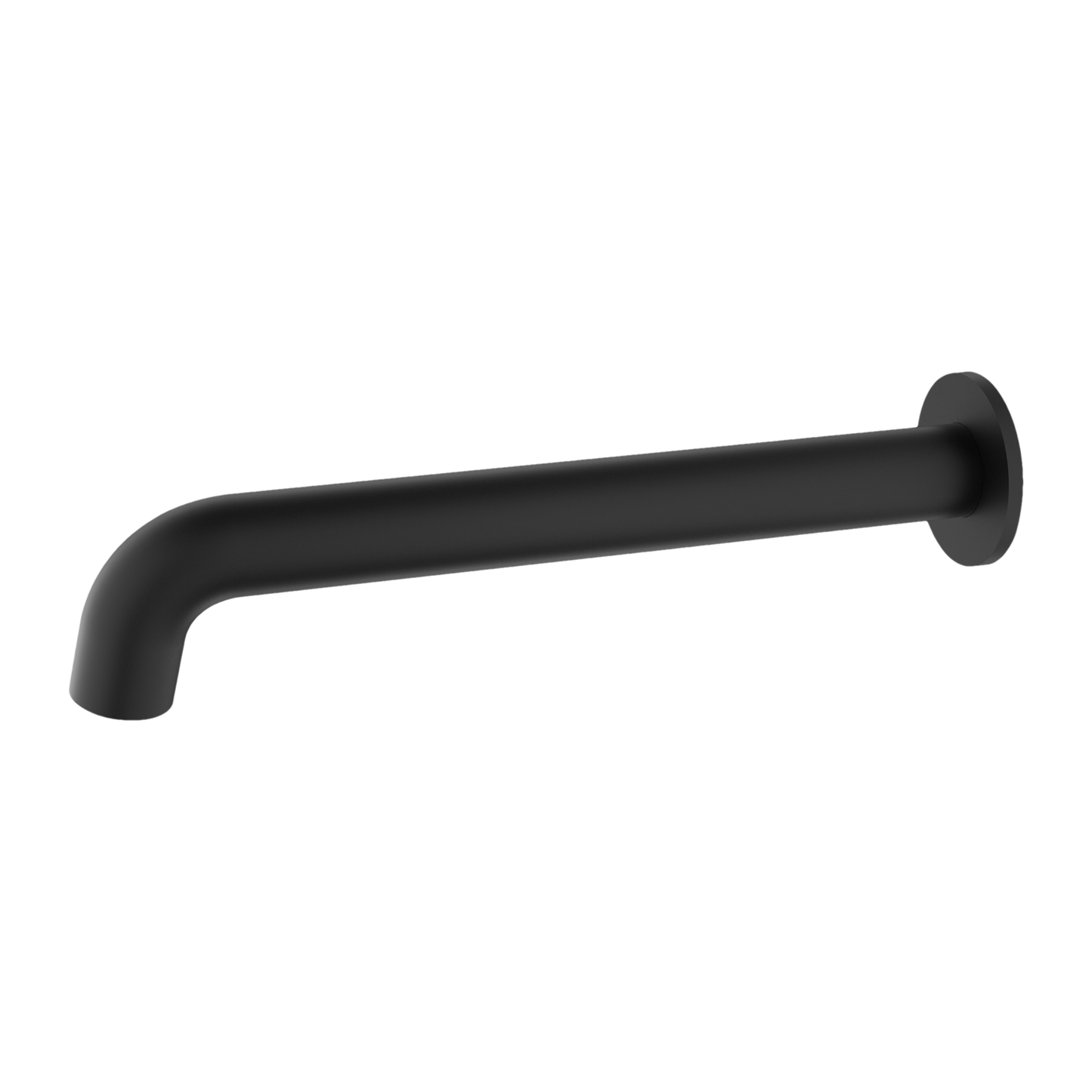 MECCA BASIN/BATH SPOUT ONLY 160/250MM MATTE BLACK