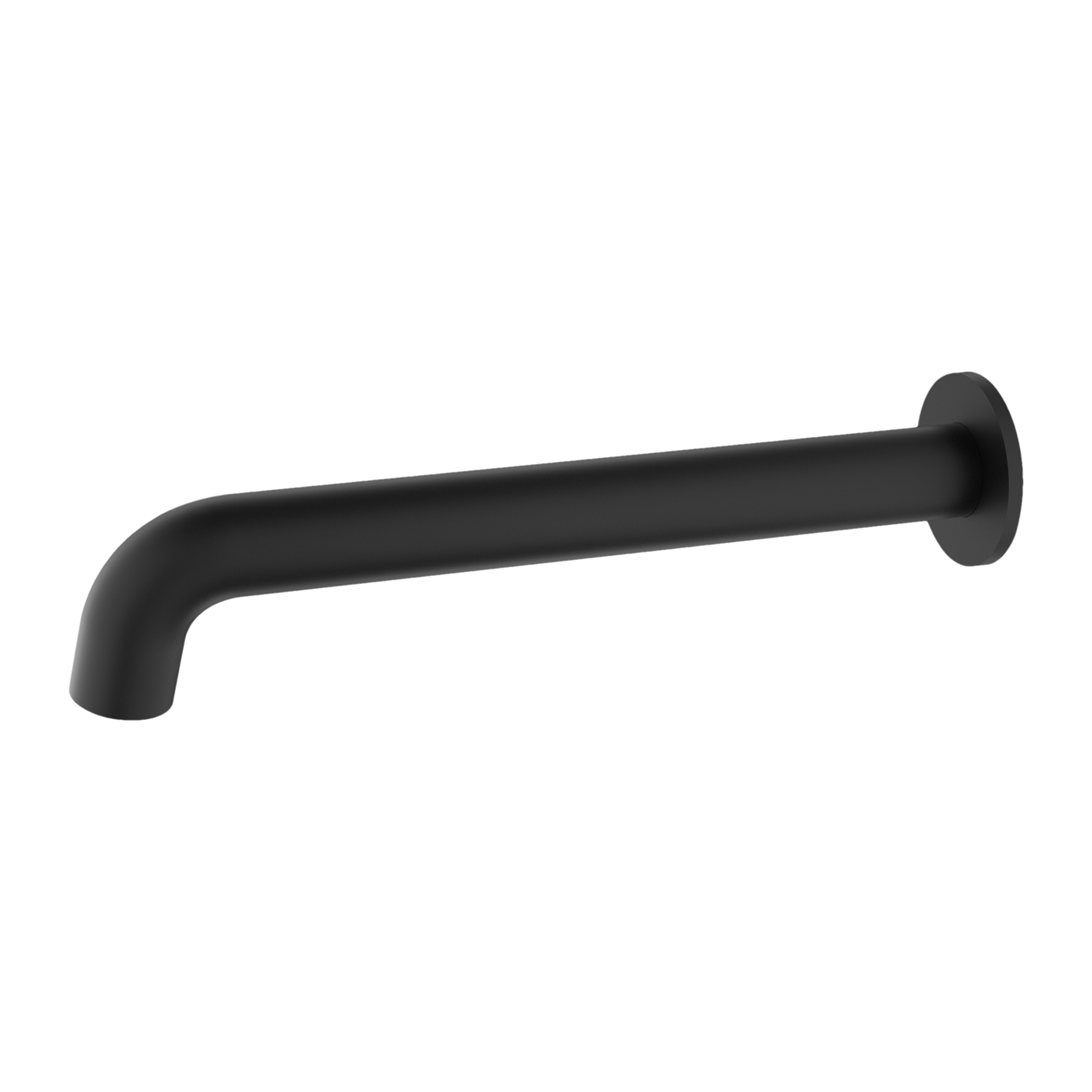 MECCA BASIN/BATH SPOUT ONLY 160/250MM MATTE BLACK
