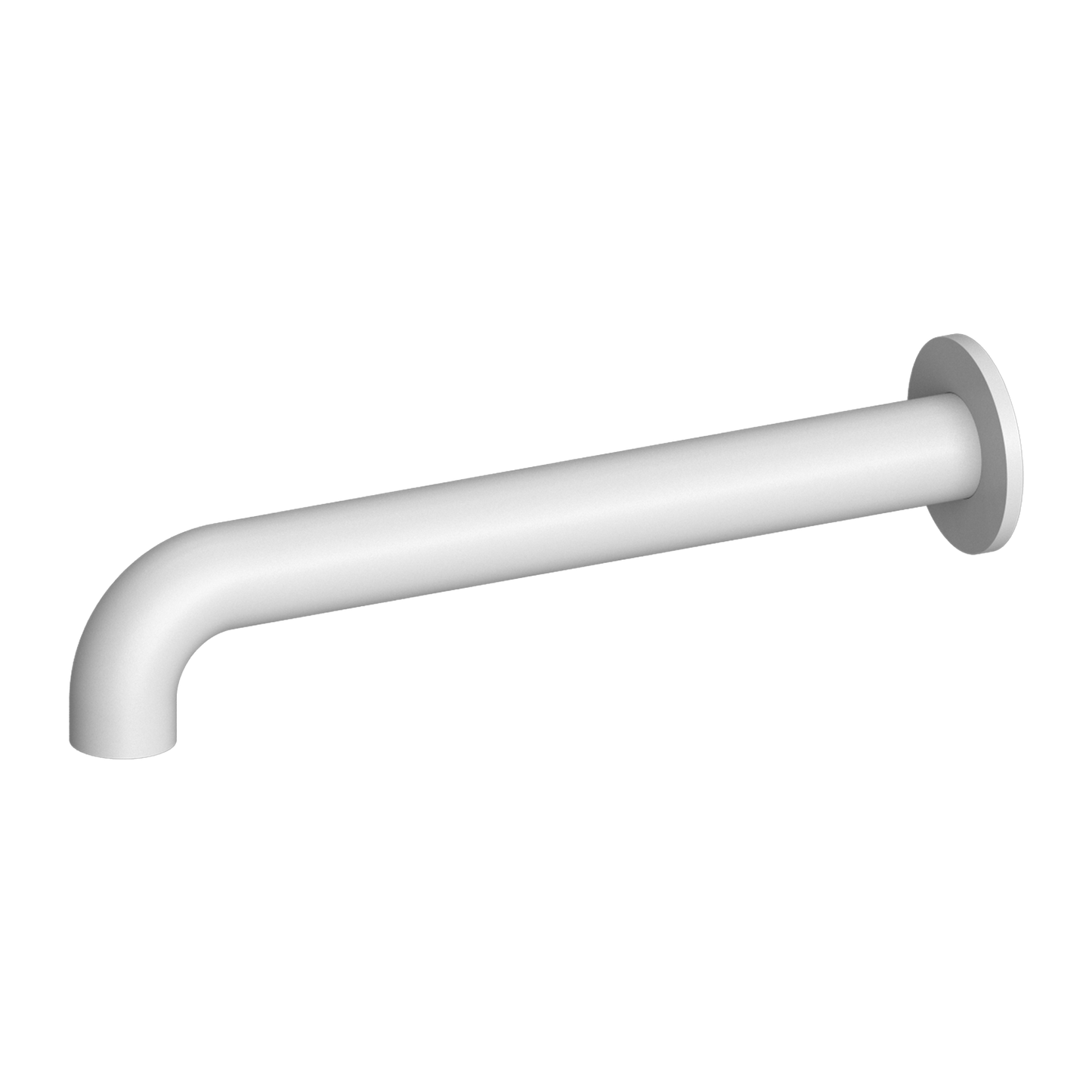 MECCA BASIN/BATH SPOUT ONLY 160/250MM MATTE WHITE