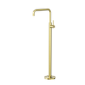 MECCA FREESTANDING BATH MIXER SQUARE SHAPE BRUSHED GOLD