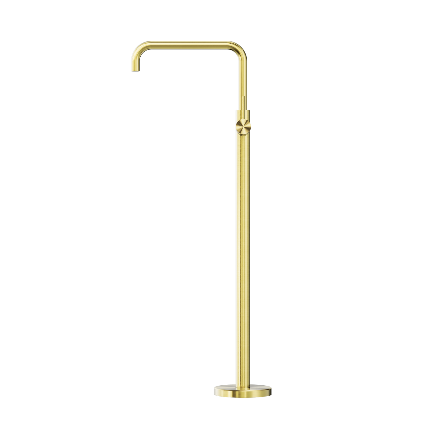MECCA FREESTANDING BATH MIXER SQUARE SHAPE BRUSHED GOLD
