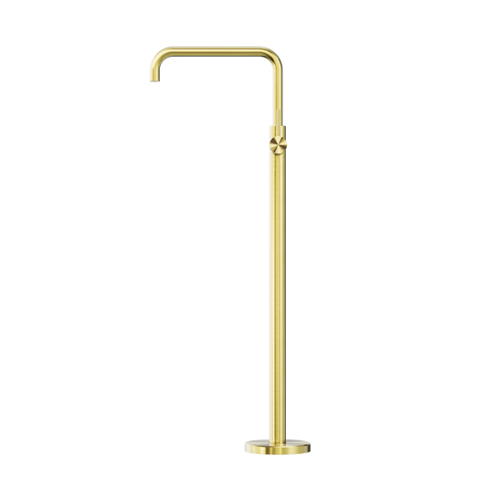 MECCA FREESTANDING BATH MIXER SQUARE SHAPE BRUSHED GOLD