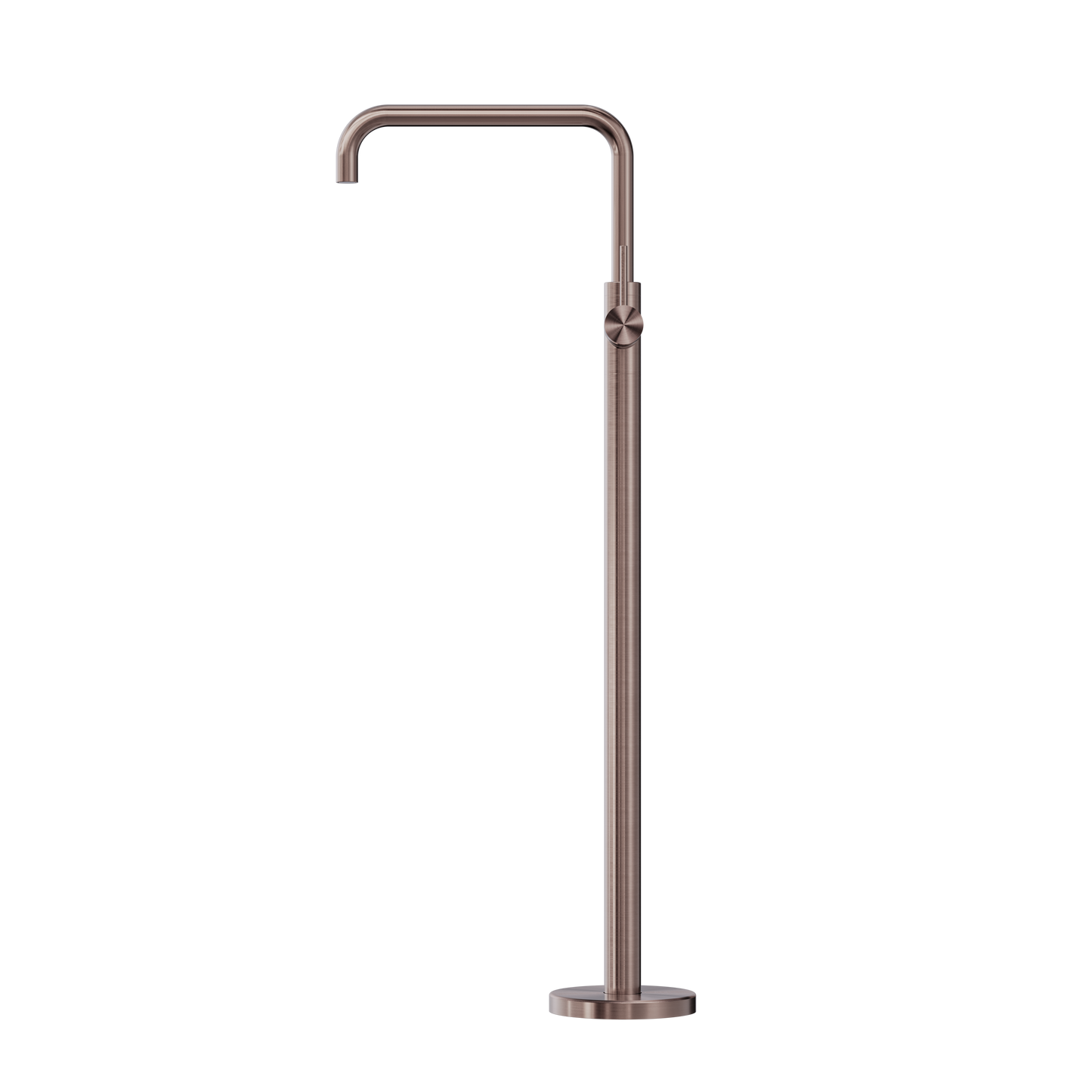 MECCA FREESTANDING BATH MIXER SQUARE SHAPE BRUSHED BRONZE