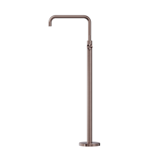 MECCA FREESTANDING BATH MIXER SQUARE SHAPE BRUSHED BRONZE