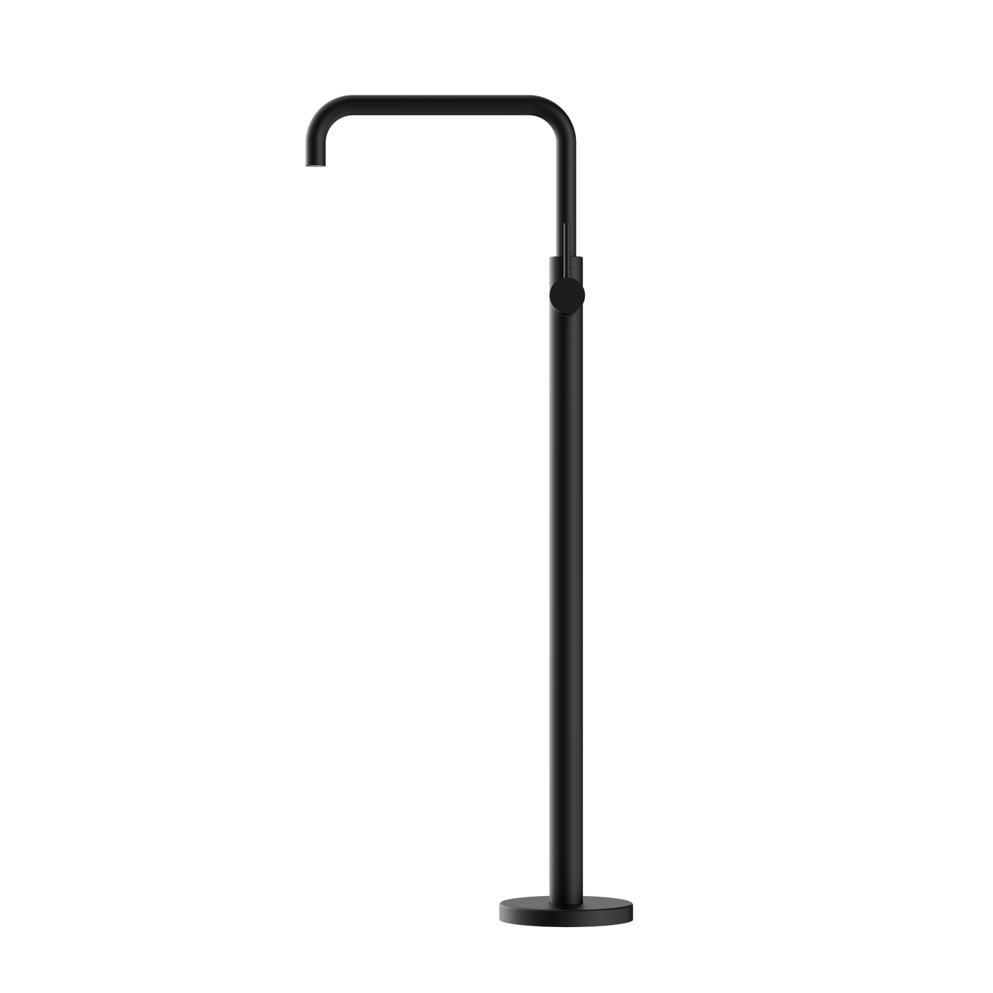 MECCA FREESTANDING BATH MIXER SQUARE SHAPE MATTE BLACK