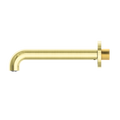 MECCA BASIN/BATH SPOUT ONLY 120/160/185/230/260MM BRUSHED GOLD
