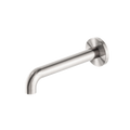MECCA BASIN/BATH SPOUT ONLY 120/160/185/230/260MM BRUSHED NICKEL