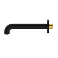 MECCA BASIN/BATH SPOUT ONLY 120/160/185/230/260MM MATTE BLACK