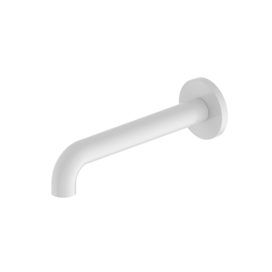 MECCA BASIN/BATH SPOUT ONLY 120/160/185/230/260MM MATTE WHITE
