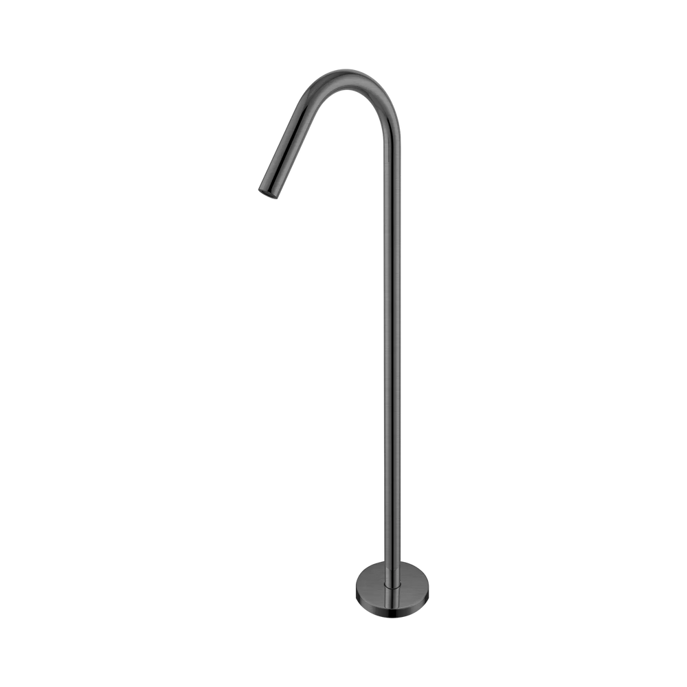 MECCA FREESTANDING BATH SPOUT ONLY GUN METAL GREY