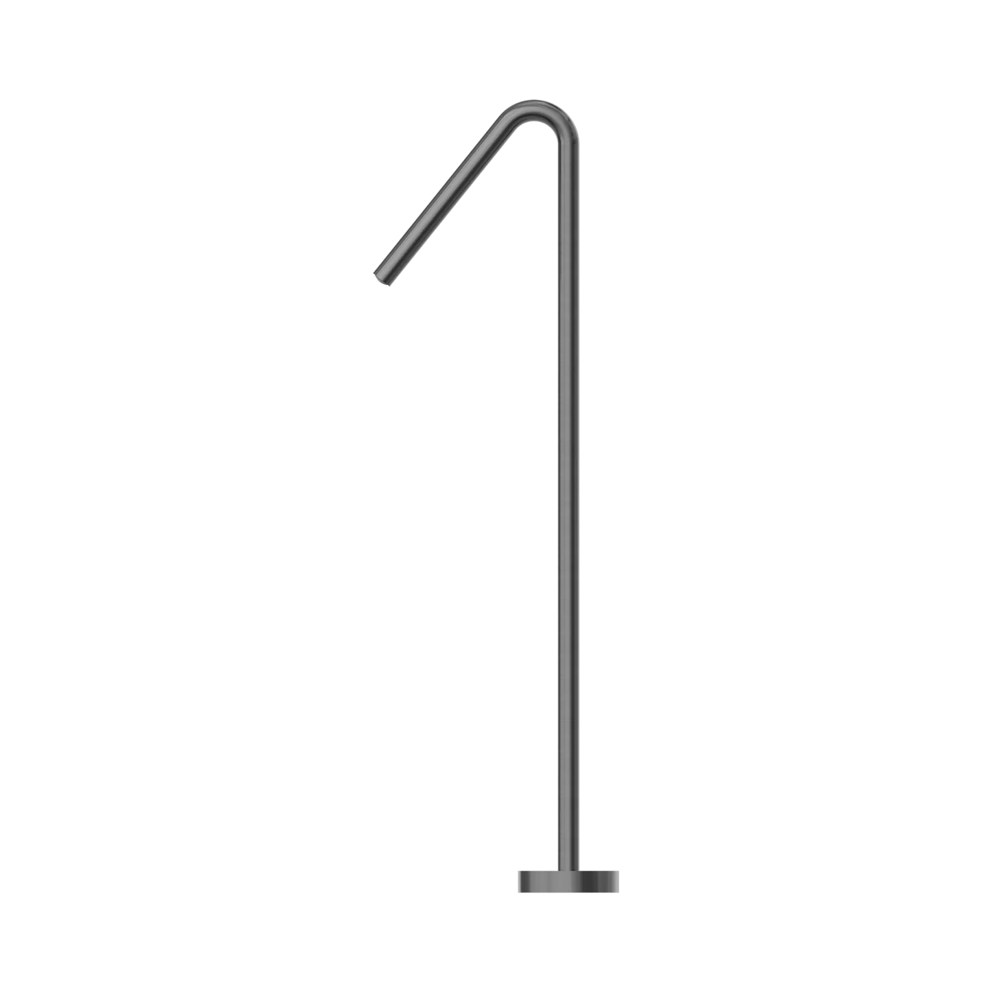 MECCA FREESTANDING BATH SPOUT ONLY GUN METAL GREY
