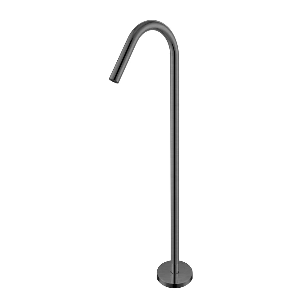 MECCA FREESTANDING BATH SPOUT ONLY GUN METAL GREY