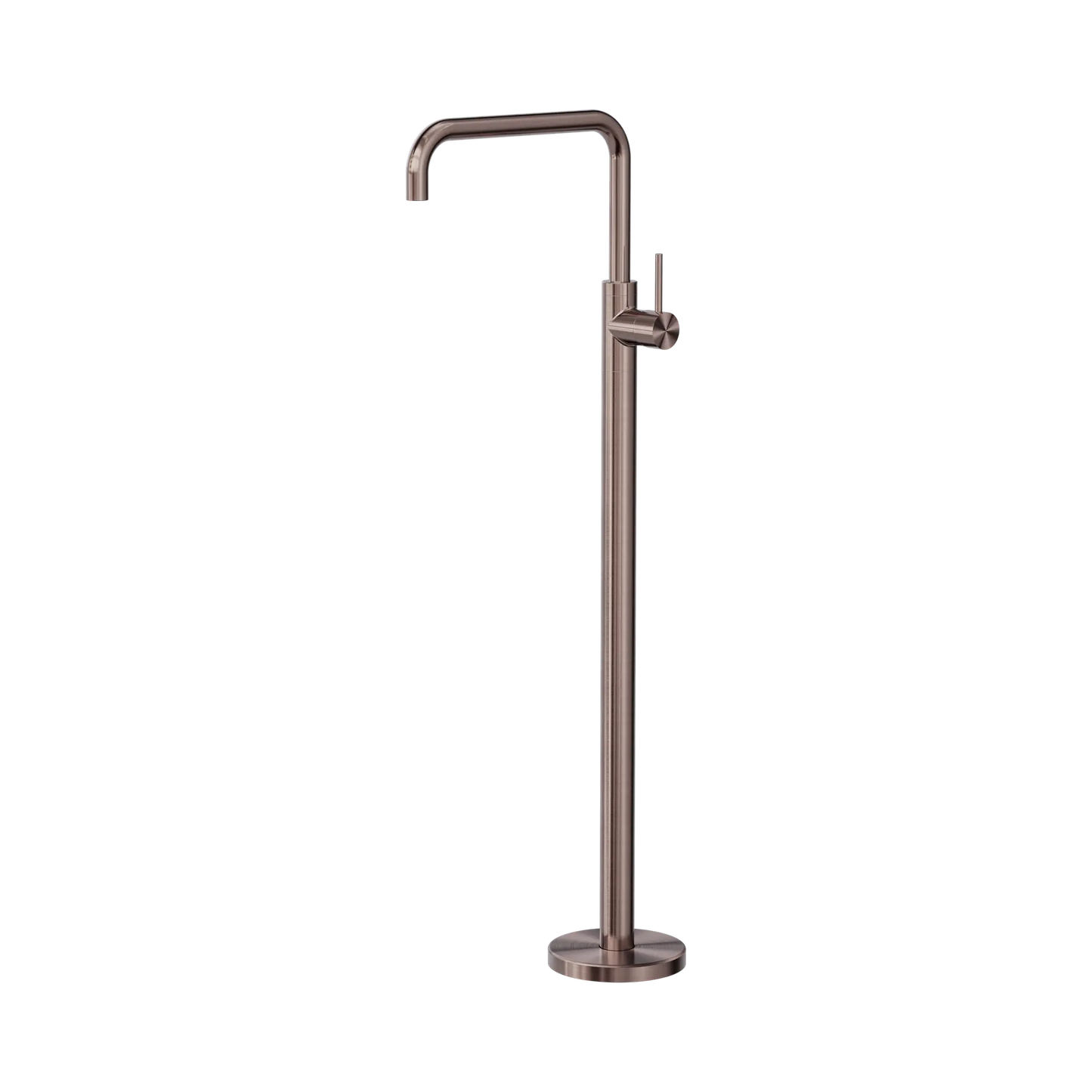 MECCA FREESTANDING BATH MIXER SQUARE SHAPE BRUSHED GOLD