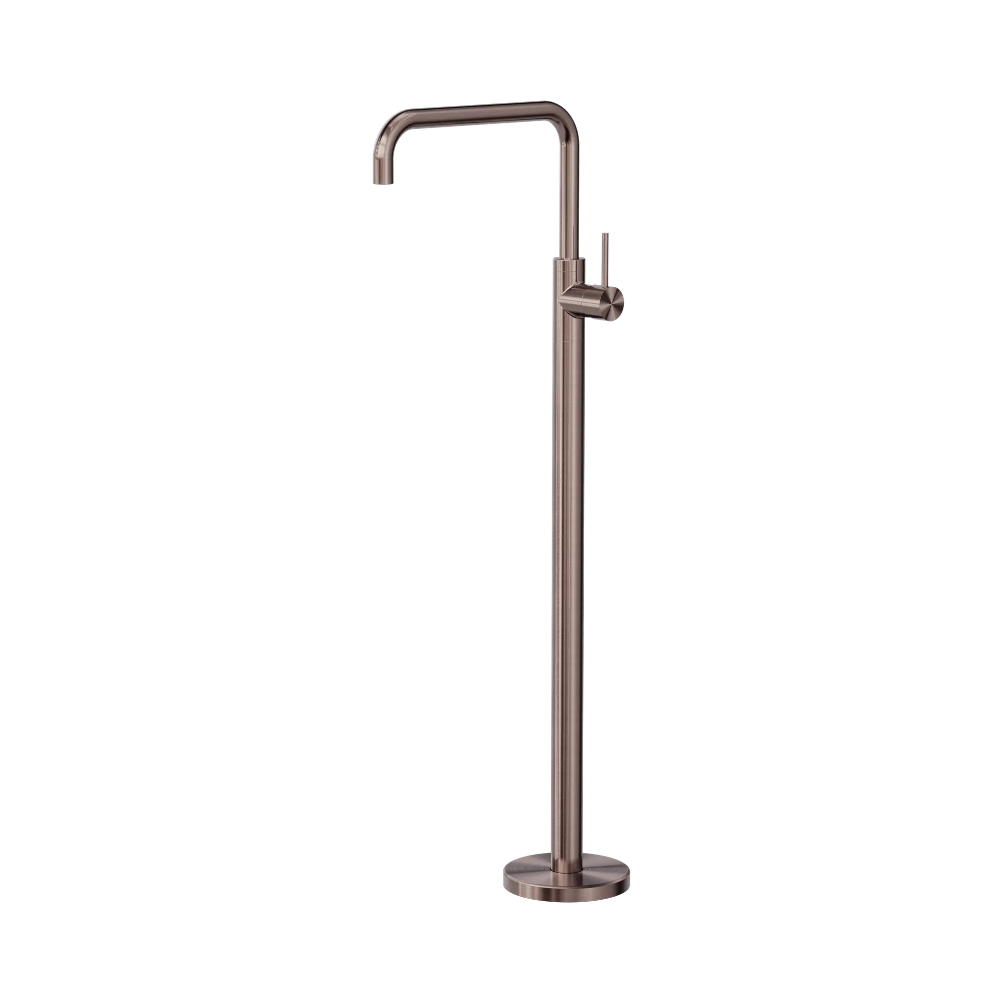 MECCA FREESTANDING BATH MIXER SQUARE SHAPE BRUSHED GOLD