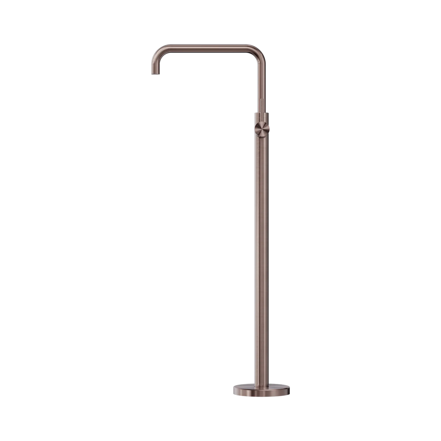MECCA FREESTANDING BATH MIXER SQUARE SHAPE BRUSHED GOLD