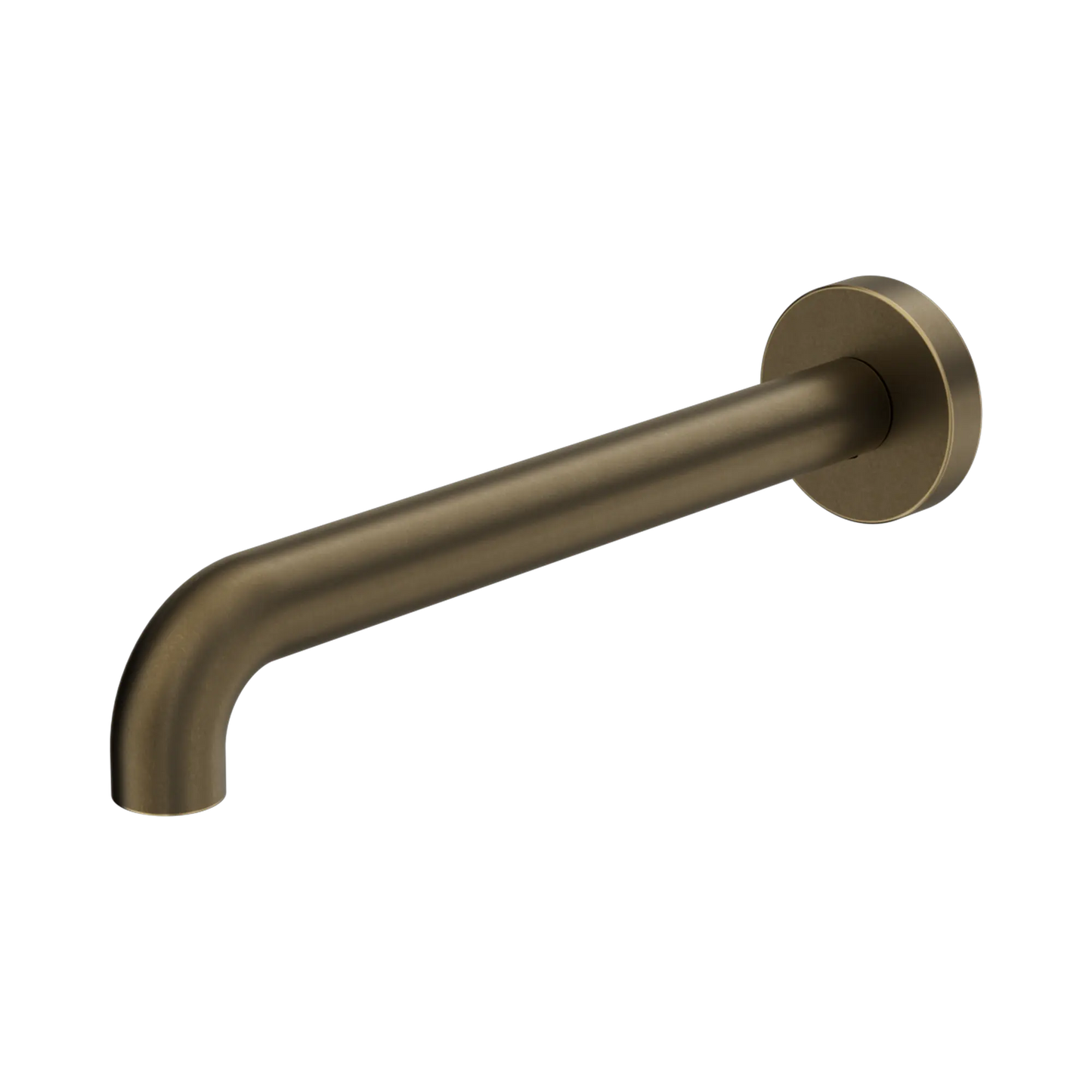 Mecca Basin/Bath Spout Only 230/260mm II Tumbled Antique Brass