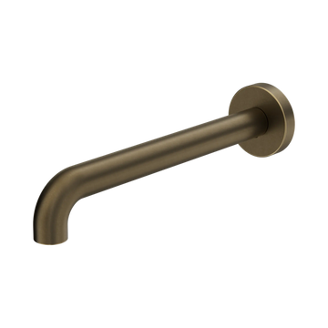 Mecca Basin/Bath Spout Only 230/260mm II Tumbled Antique Brass