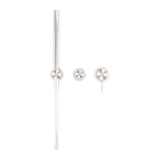 MECCA SHOWER MIXER DIVERTOR SYSTEM SEPARATE BACK PLATE BN (NR221903FBN) BRUSHED NICKEL